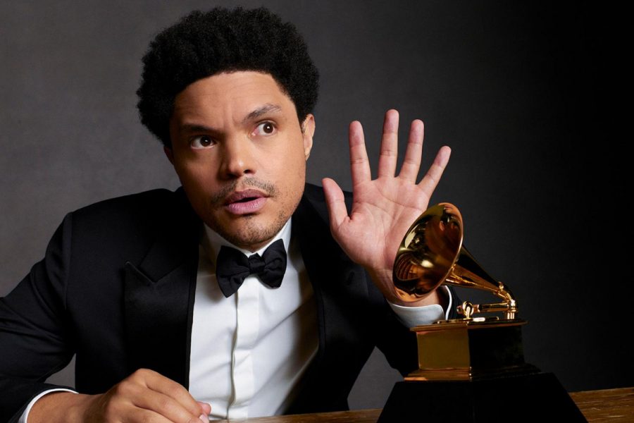 Trevor+Noah+of+The+Daily+Show+hosted+this+years+Grammy+Awards.+