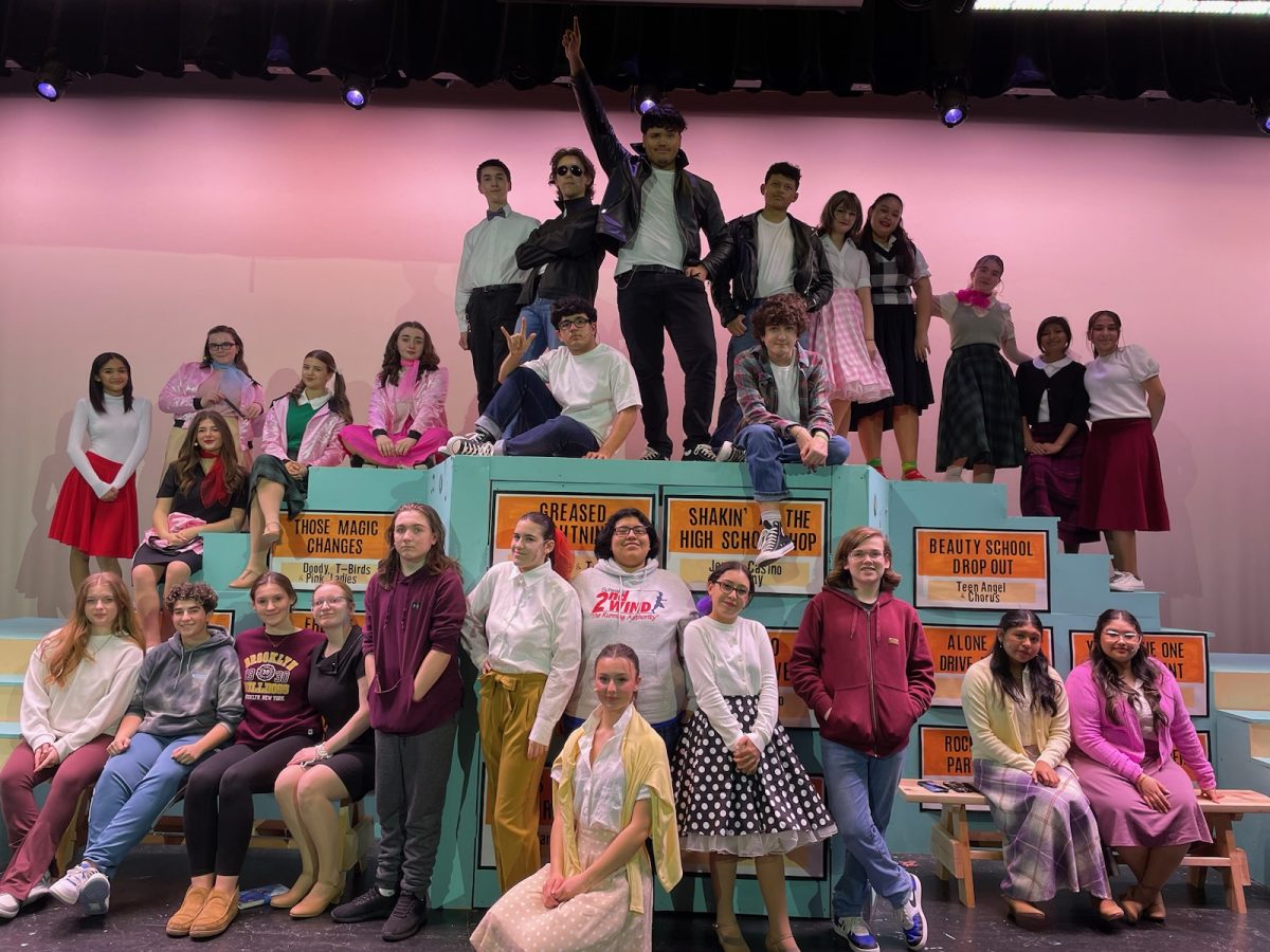 The+cast+of+Hampton+Bays+High+Schools+2024+production+of+Grease.%0A%0AImage+by+Marie+Perez