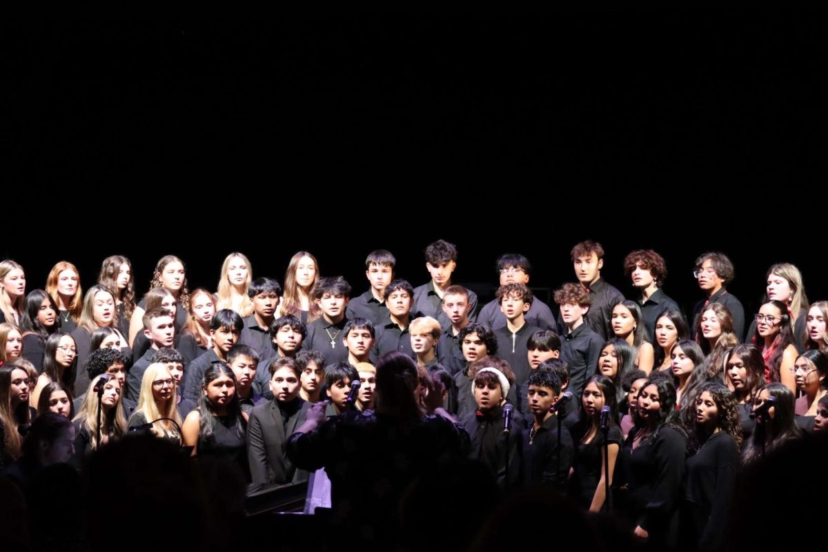 The HBHS choir performing at their winter concert on December 11, 2025.

Image credit: Hampton Bays High School Yearbook Staff